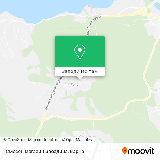Смесен магазин Звездица карта