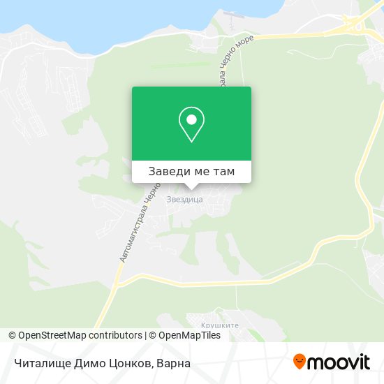 Читалище Димо Цонков карта