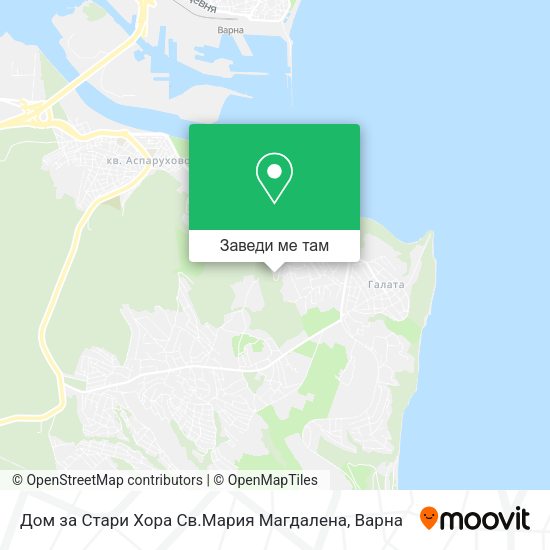 Дом за Стари Хора Св.Мария Магдалена карта