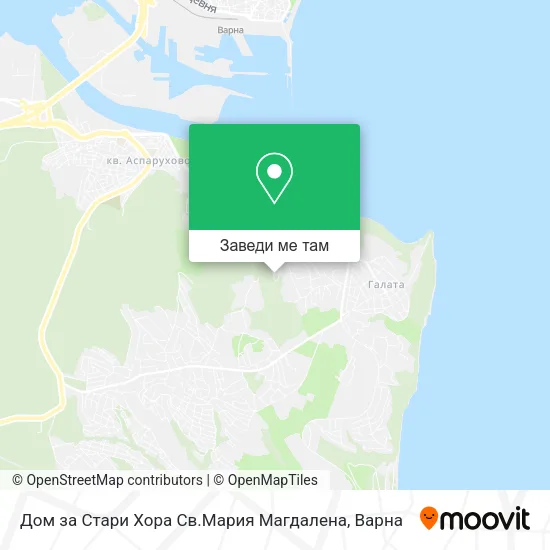 Дом за Стари Хора Св.Мария Магдалена карта