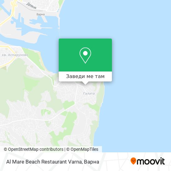 Al Mare Beach Restaurant Varna карта