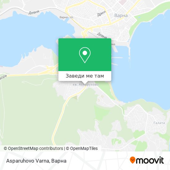 Asparuhovo Varna карта