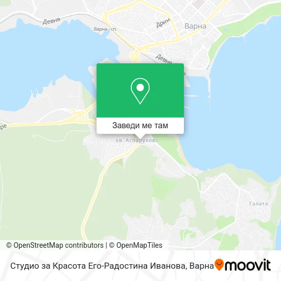 Студио за Красота Его-Радостина Иванова карта