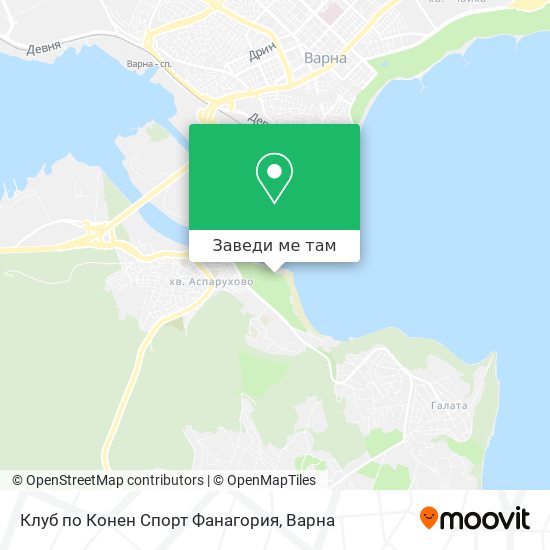 Клуб по Конен Спорт Фанагория карта