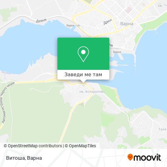 Витоша карта