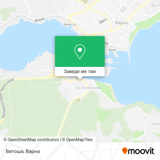 Витоша карта
