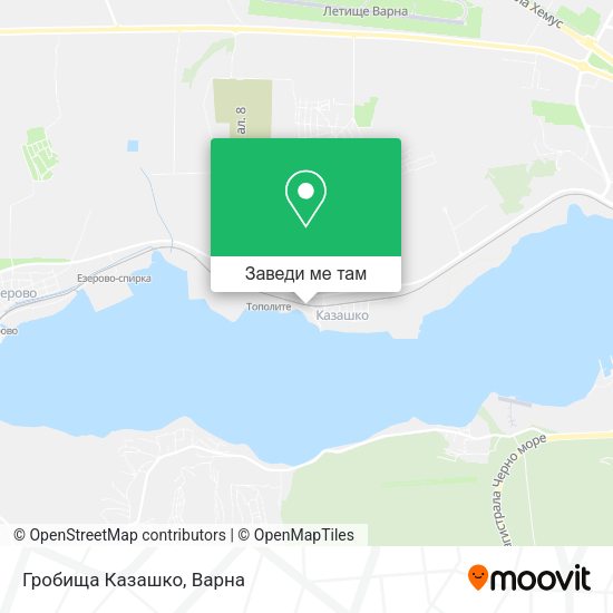 Гробища Казашко карта