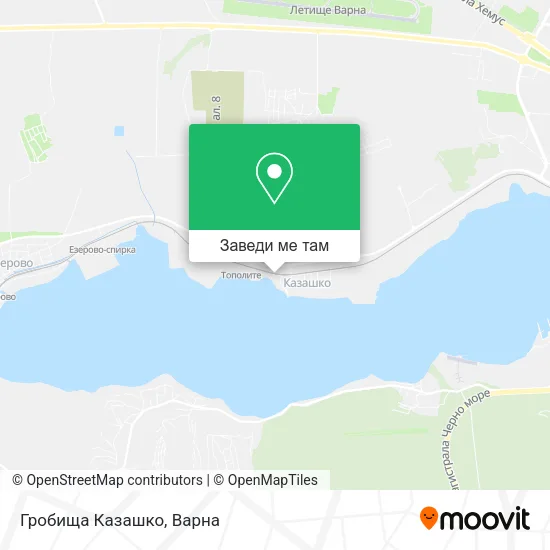 Гробища Казашко карта