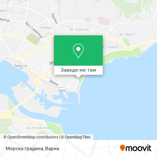 Морска градина карта