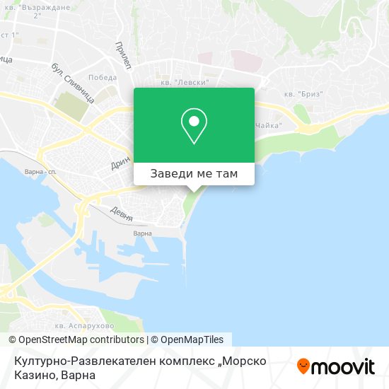 Културно-Развлекателен комплекс „Морско Казино карта