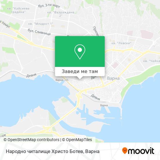 Народно читалище Христо Ботев карта