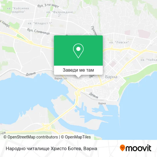 Народно читалище Христо Ботев карта