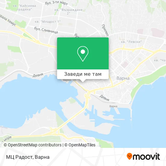 МЦ Радост карта