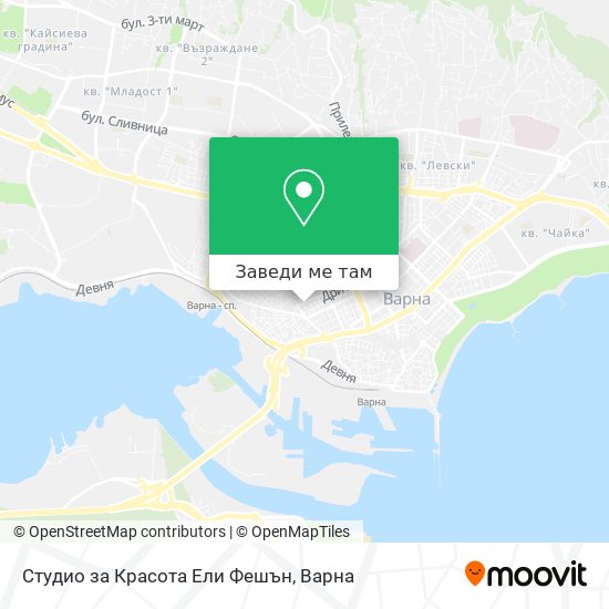 Студио за Красота Ели Фешън карта