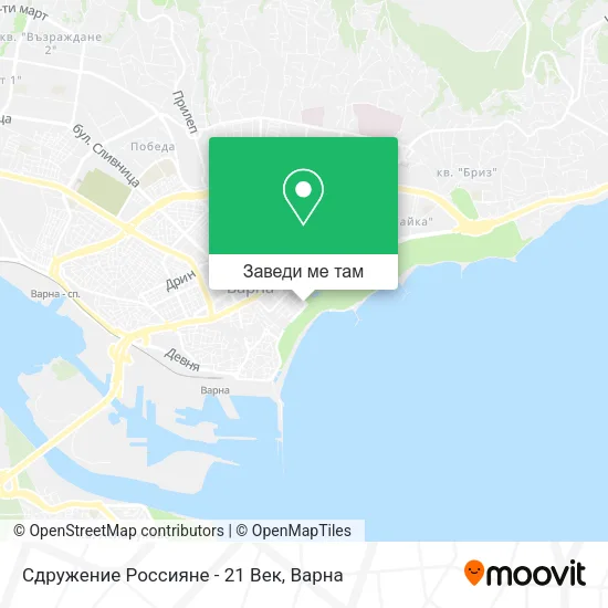 Сдружение Россияне - 21 Век карта