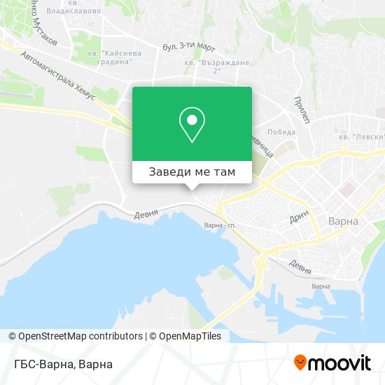 ГБС-Варна карта