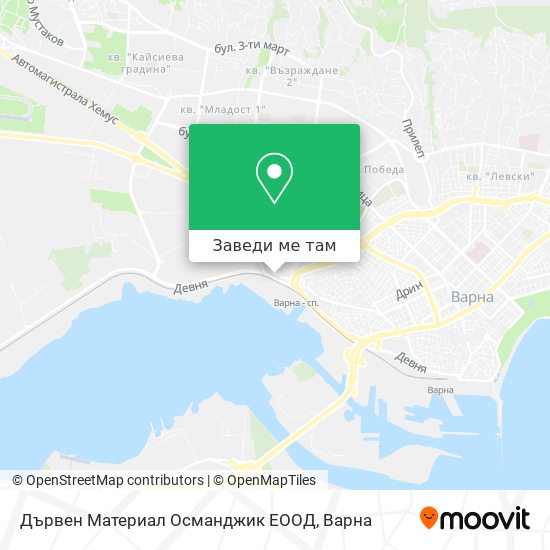 Дървен Материал Османджик ЕООД карта