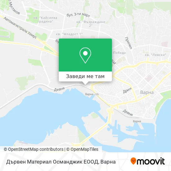 Дървен Материал Османджик ЕООД карта