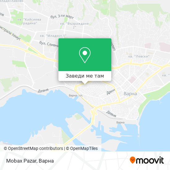 Mobax Pazar карта