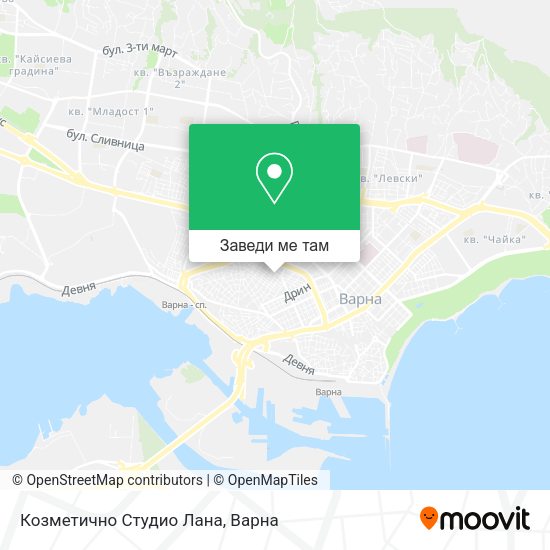 Козметично Студио Лана карта