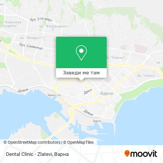 Dental Clinic - Zlatevi карта