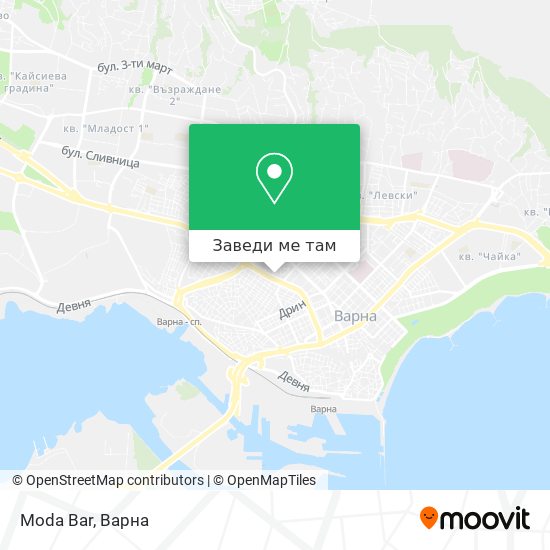 Moda Bar карта