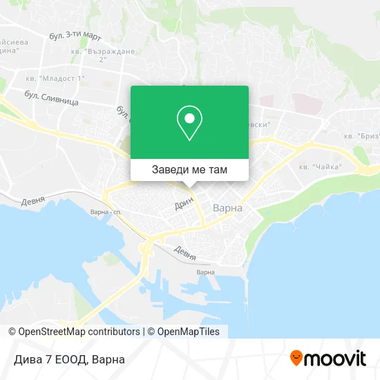 Дива 7 ЕООД карта