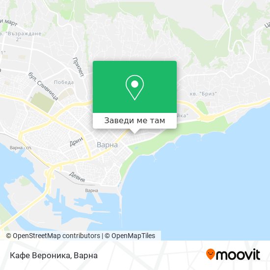 Кафе Вероника карта