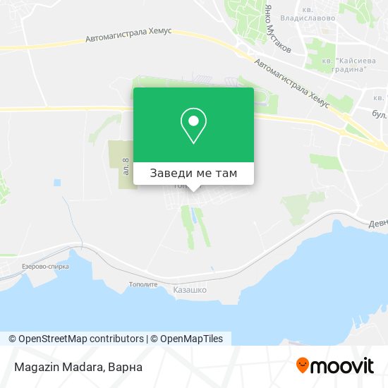 Magazin Madara карта