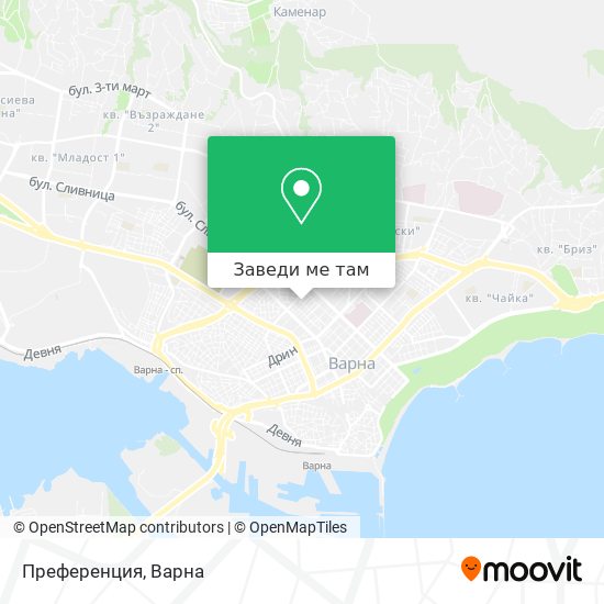 Преференция карта