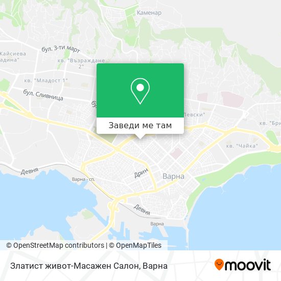 Златист живот-Масажен Салон карта