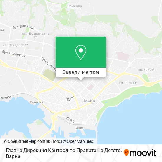 Главна Дирекция Контрол по Правата на Детето карта