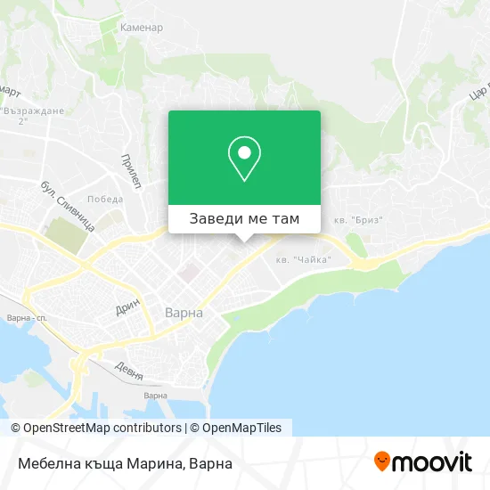 Мебелна къща Марина карта