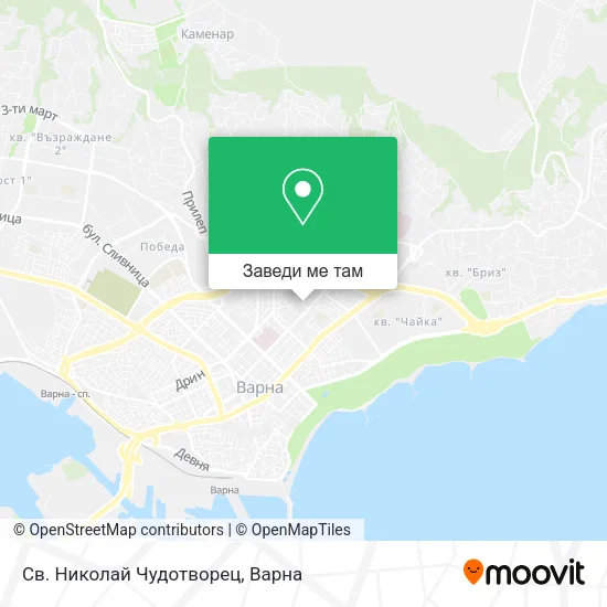 Св. Николай Чудотворец карта