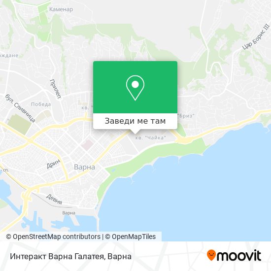 Интеракт Варна Галатея карта