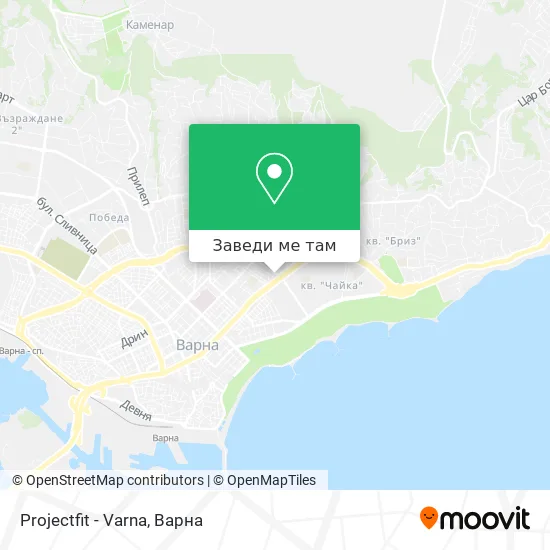 Projectfit - Varna карта