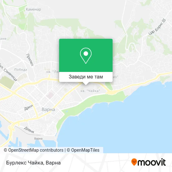 Бурлекс Чайка карта