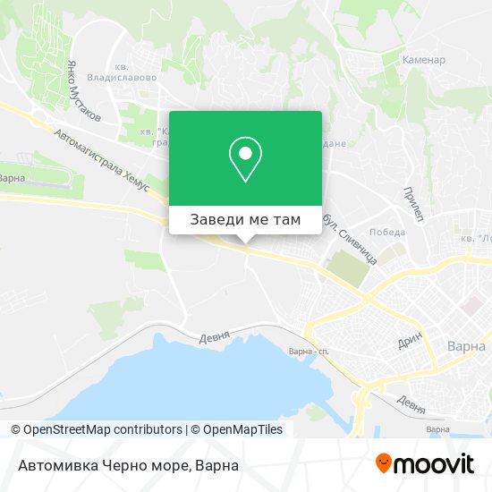 Автомивка Черно море карта