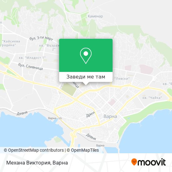 Механа Виктория карта