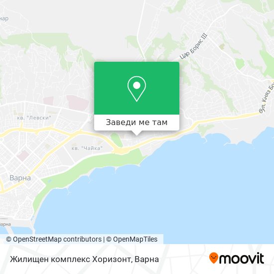 Жилищен комплекс Хоризонт карта