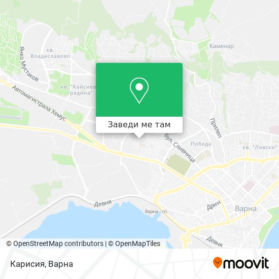 Карисия карта