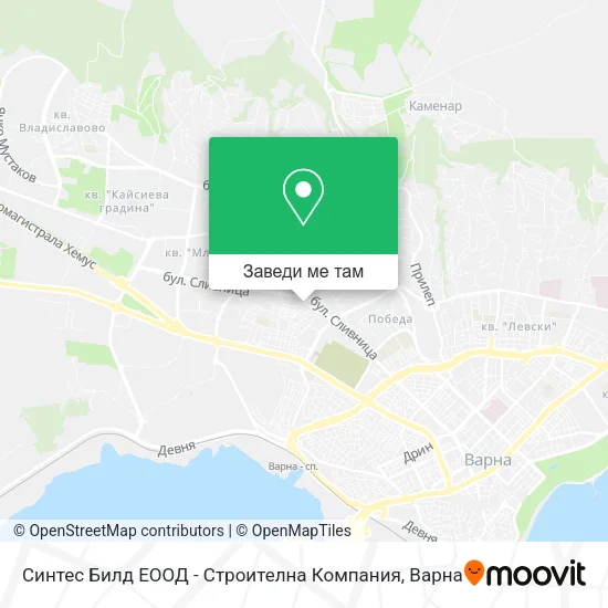 Синтес Билд ЕООД - Строителна Компания карта
