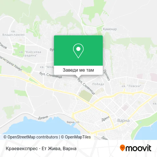 Краевекспрес - Ет Жива карта