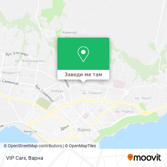 VIP Cars карта