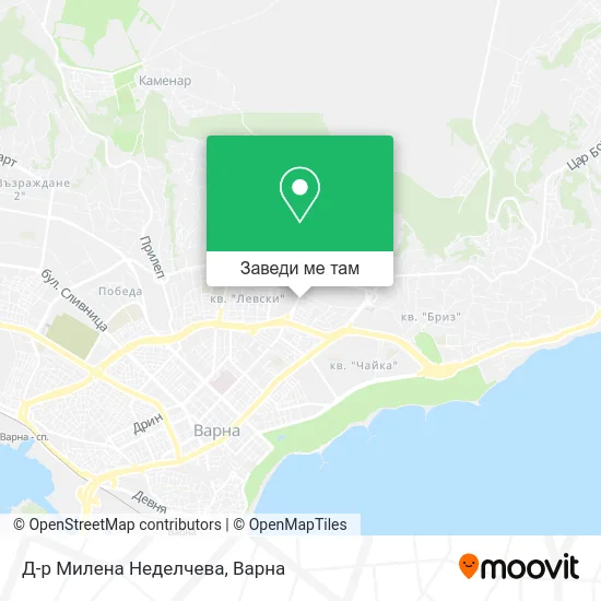 Д-р Милена Неделчева карта