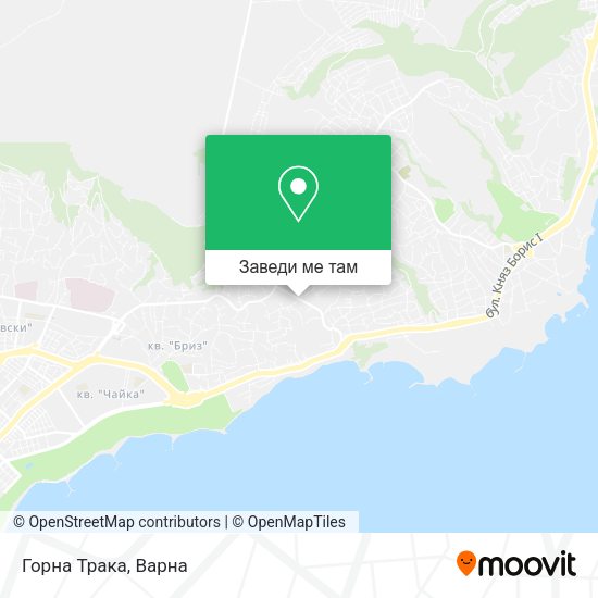 Горна Трака карта