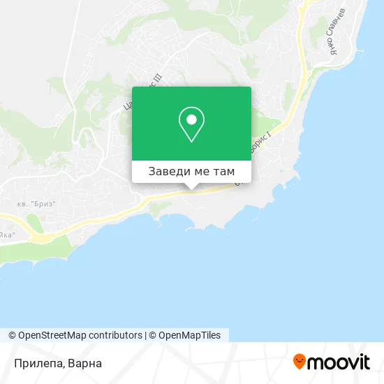 Прилепа карта