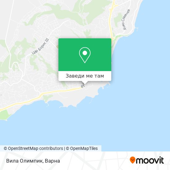 Вила Олимпик карта