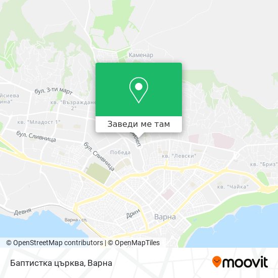 Баптистка църква карта