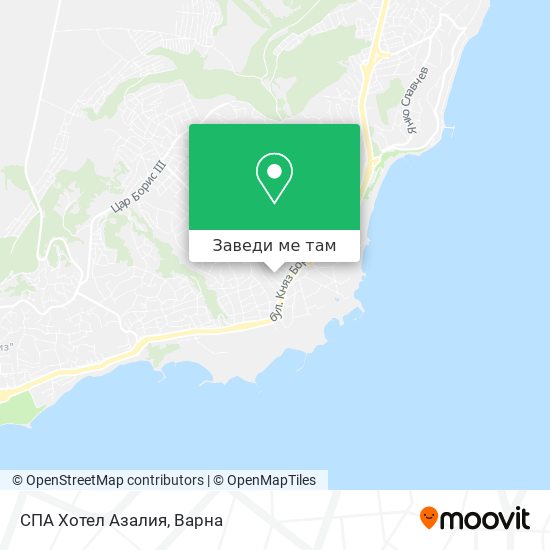 СПА Хотел Азалия карта